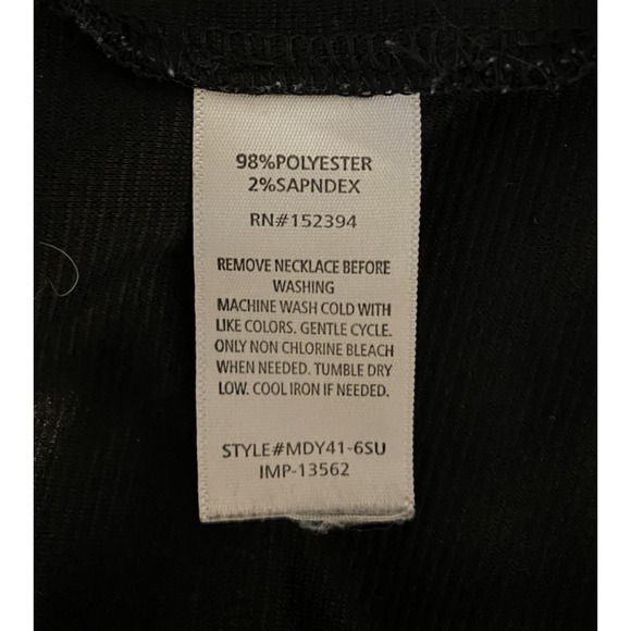 Magnolia Skye Little Black Dress Medium Boho Whimsgoth Flutter Sleeves Dark Mini - Picture 8 of 13